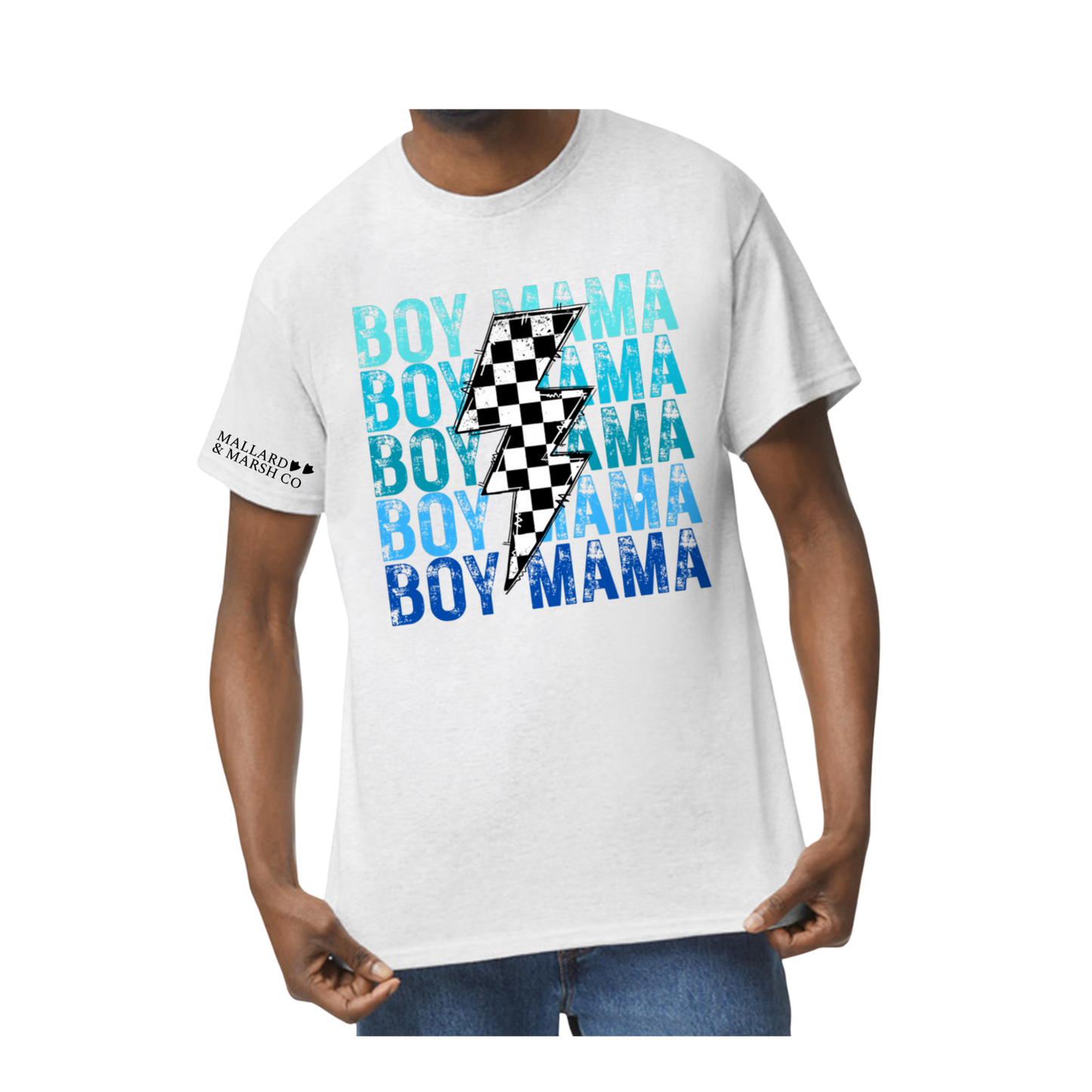 PRE-ORDER *ADULT* Boy Mama Blue